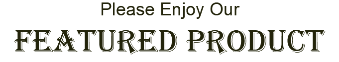 Featured product announcement text