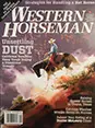 Western riding magazine cover with dust clouds